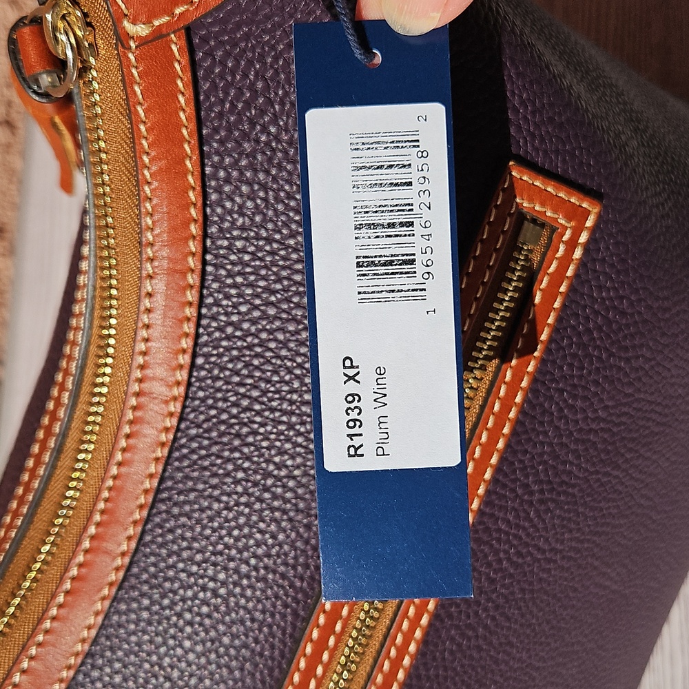 Dooney & Bourke Hobo Pebble Grain Leather Bag Purse - Picture 8 of 16